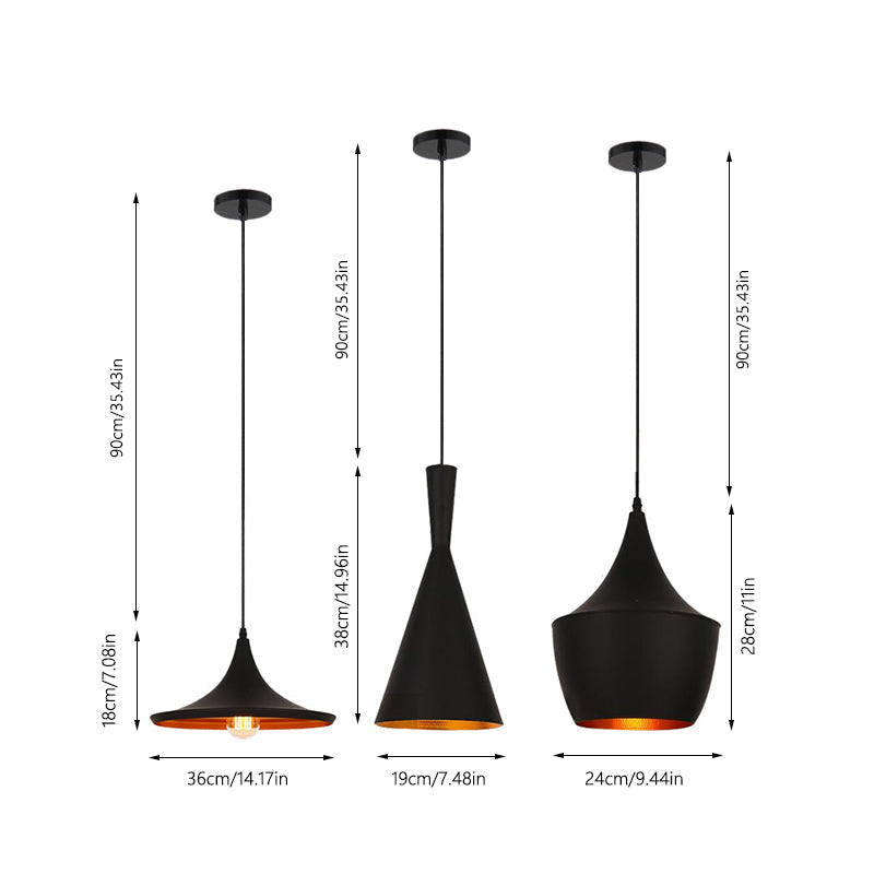 Nordic Loft Pendant Light, Modern Hanging Lamp for Dining Room & Entryway-Ridorn