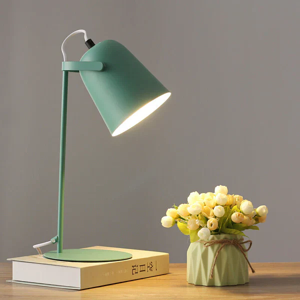 Nordic Macaron Iron Bucket Table Lamp | Ridorn-Table Lamp-Ridorn