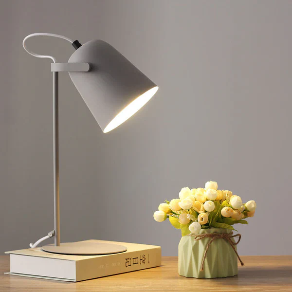 Nordic Macaron Iron Bucket Table Lamp | Ridorn-Table Lamp-Ridorn