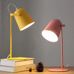 Nordic Macaron Iron Bucket Table Lamp | Ridorn-Table Lamp-Ridorn