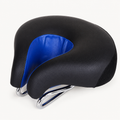 Noseless Bike Saddle, Thick Soft Padded Comfort Seat for Mountain & City Bikes
