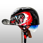Open Face Motorcycle Helmet, Certified Lightweight Moto Helmet for Daily Commuting-Ridorn