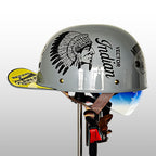 Open Face Motorcycle Helmet, Certified Lightweight Moto Helmet for Daily Commuting-Ridorn
