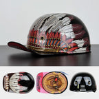 Open Face Motorcycle Helmet, Certified Lightweight Moto Helmet for Daily Commuting-Ridorn