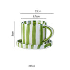 Oron Mug with Saucer-Mugs-Ridorn