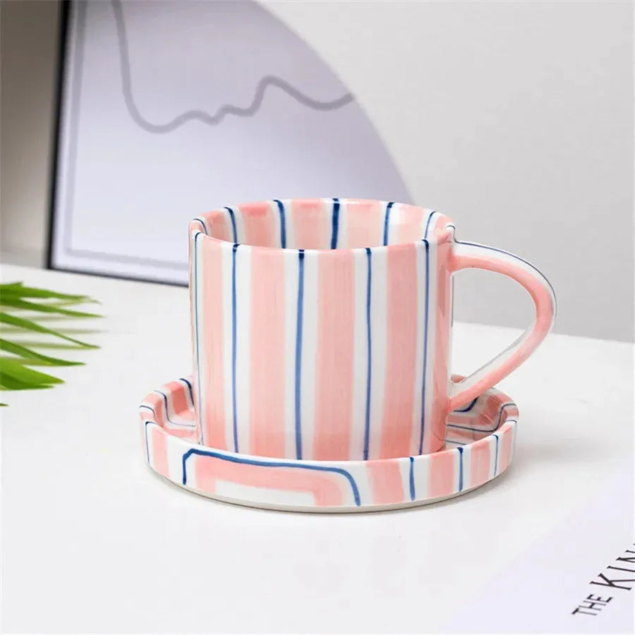 Oron Mug with Saucer-Mugs-Ridorn