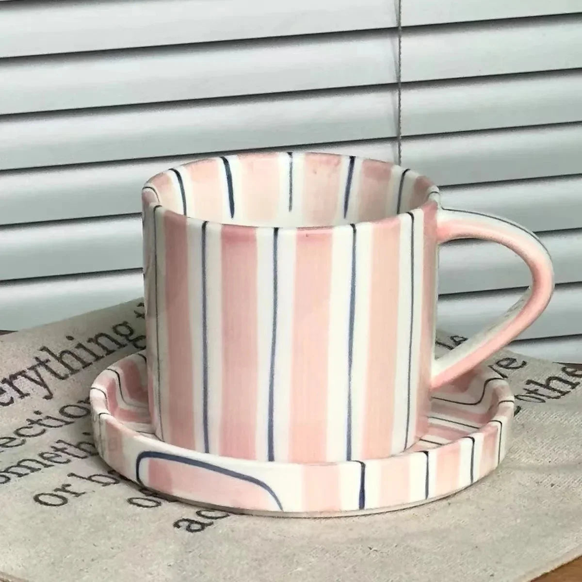 Oron Mug with Saucer-Mugs-Ridorn