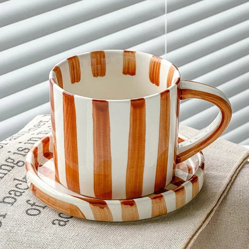 Oron Mug with Saucer-Mugs-Ridorn