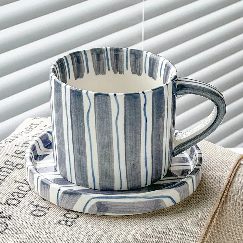 Oron Mug with Saucer-Mugs-Ridorn
