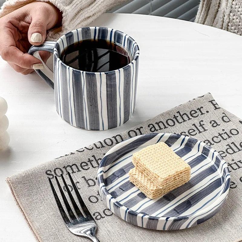 Oron Mug with Saucer-Mugs-Ridorn
