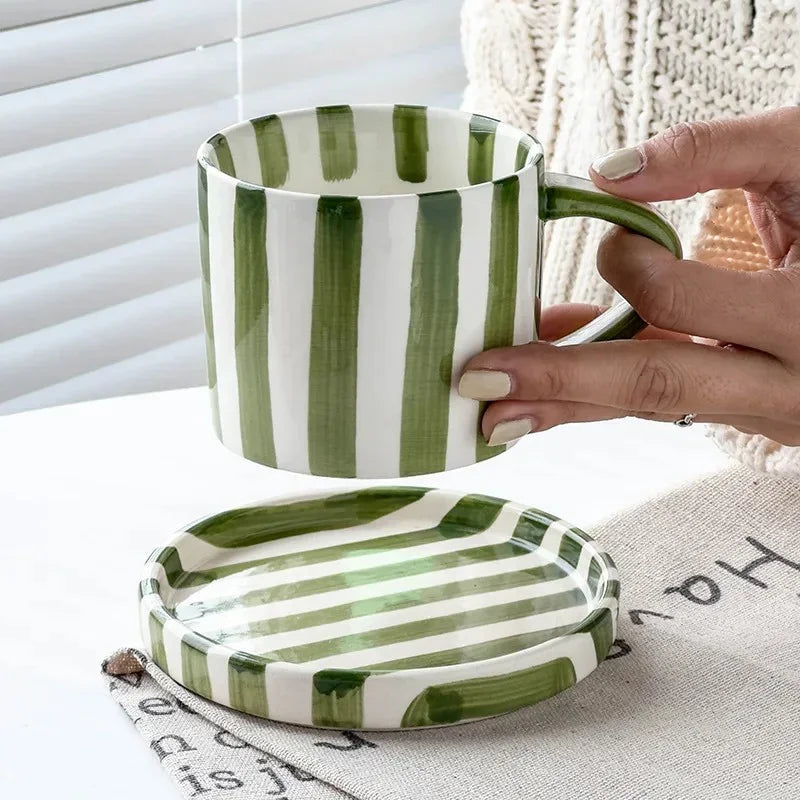 Oron Mug with Saucer-Mugs-Ridorn