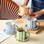 Oron Mug with Saucer-Mugs-Ridorn