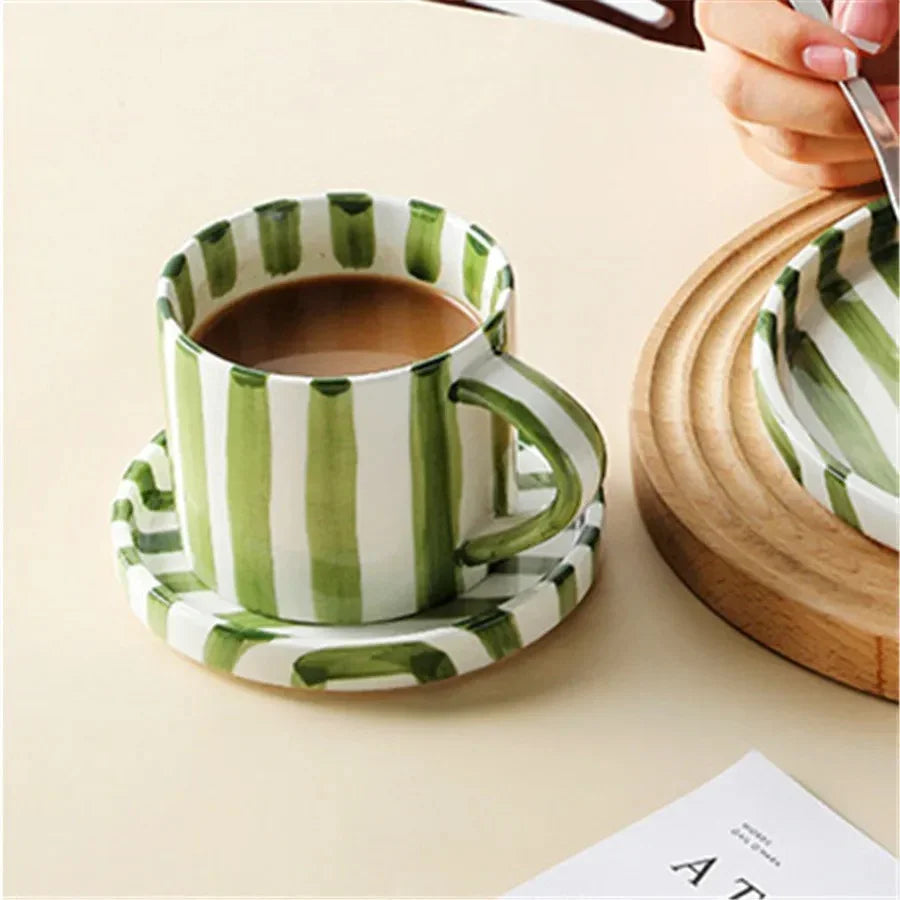Oron Mug with Saucer-Mugs-Ridorn