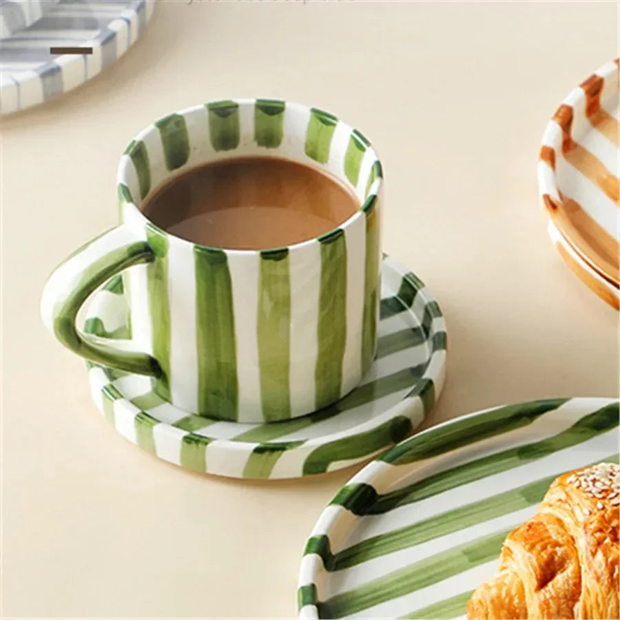 Oron Mug with Saucer-Mugs-Ridorn