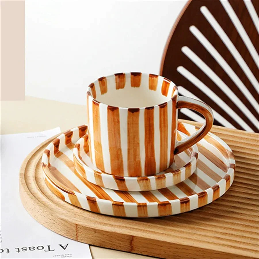 Oron Mug with Saucer-Mugs-Ridorn