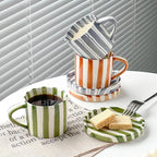 Oron Mug with Saucer-Mugs-Ridorn