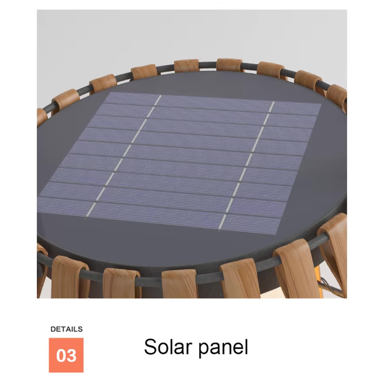 Outdoor Solar Rattan Floor Lamp | Handcrafted Eco-Friendly | Ridorn