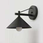 Outdoor Wall Sconce Lamp, Nordic Iron Geometric Cone Waterproof Garden Light-Ridorn