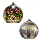 Pendant Light | Fireworks Globe Ceiling Fixture-Pendant Lights-Ridorn