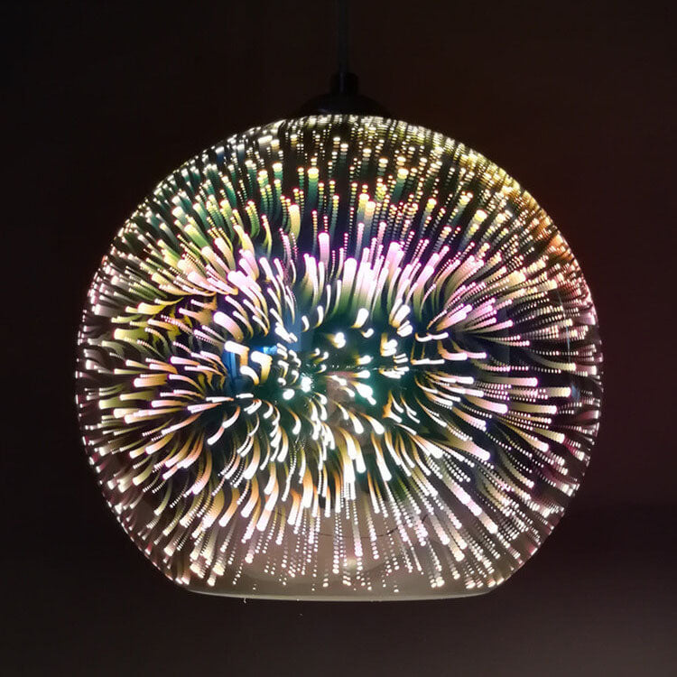 Pendant Light | Fireworks Globe Ceiling Fixture-Pendant Lights-Ridorn