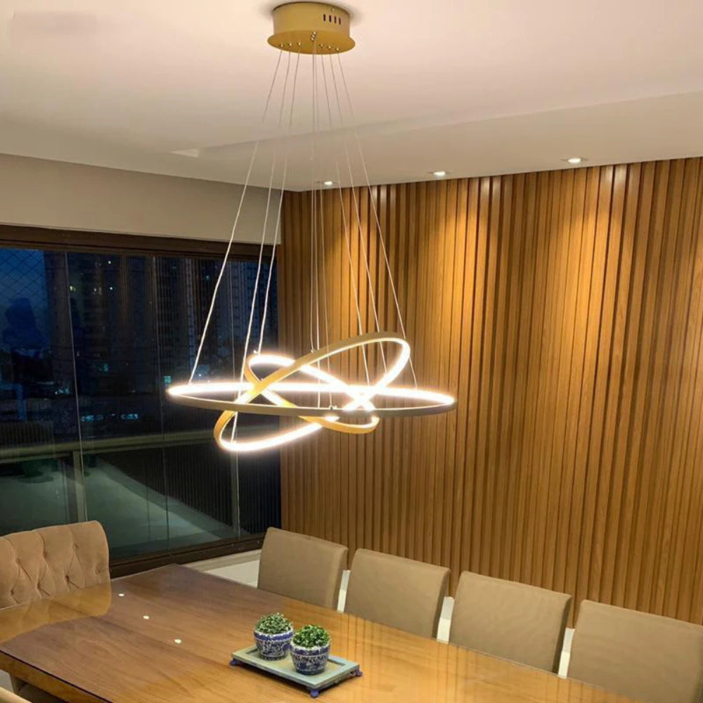 Pendant Light Fixture | Modern Ring Style Chandelier