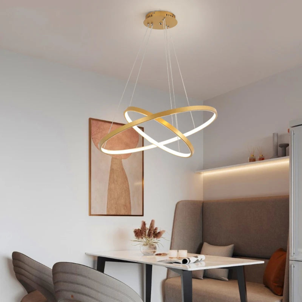 Pendant Light Fixture | Modern Ring Style Chandelier