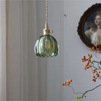 Pendant Light | Fluted Dome Ceiling Lamp
