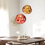 Modern pendant light irregular shape studio view