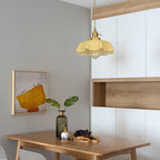 Pendant Light Scalloped | French Flower Ceiling Lamp-Pendant Lights-Ridorn