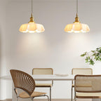 Pendant Light Scalloped | French Flower Ceiling Lamp-Pendant Lights-Ridorn