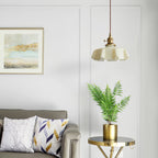 Pendant Light Scalloped | French Flower Ceiling Lamp-Pendant Lights-Ridorn