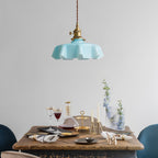 Pendant Light Scalloped | French Flower Ceiling Lamp-Pendant Lights-Ridorn