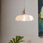 Pendant Light Scalloped | French Flower Ceiling Lamp-Pendant Lights-Ridorn