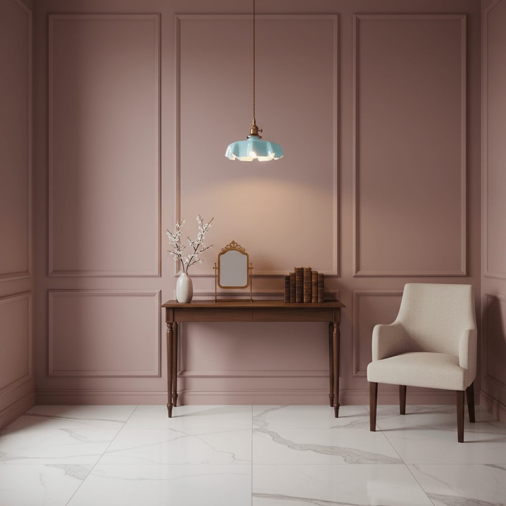 Pendant Light Scalloped | French Flower Ceiling Lamp-Pendant Lights-Ridorn