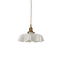 Pendant Light Scalloped | French Flower Ceiling Lamp-Pendant Lights-Ridorn