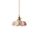 Pendant Light Scalloped | French Flower Ceiling Lamp-Pendant Lights-Ridorn