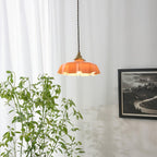 Pendant Light Scalloped | French Flower Ceiling Lamp-Pendant Lights-Ridorn