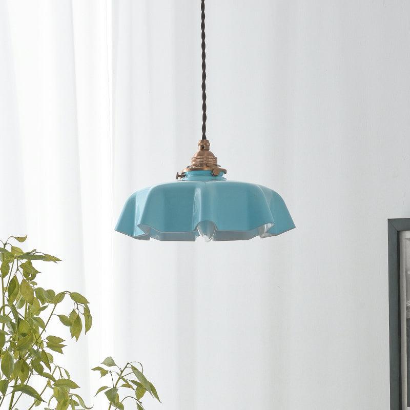 Pendant Light Scalloped | French Flower Ceiling Lamp-Pendant Lights-Ridorn