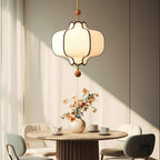 Traditional pendant light fixture front view