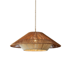 Pendant Light | Woven Dome Ceiling Lamp