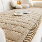 Plush Anti-Slip Couch Cover with Pleated Edges for Pets | Ridorn-Sofa Cover-Ridorn