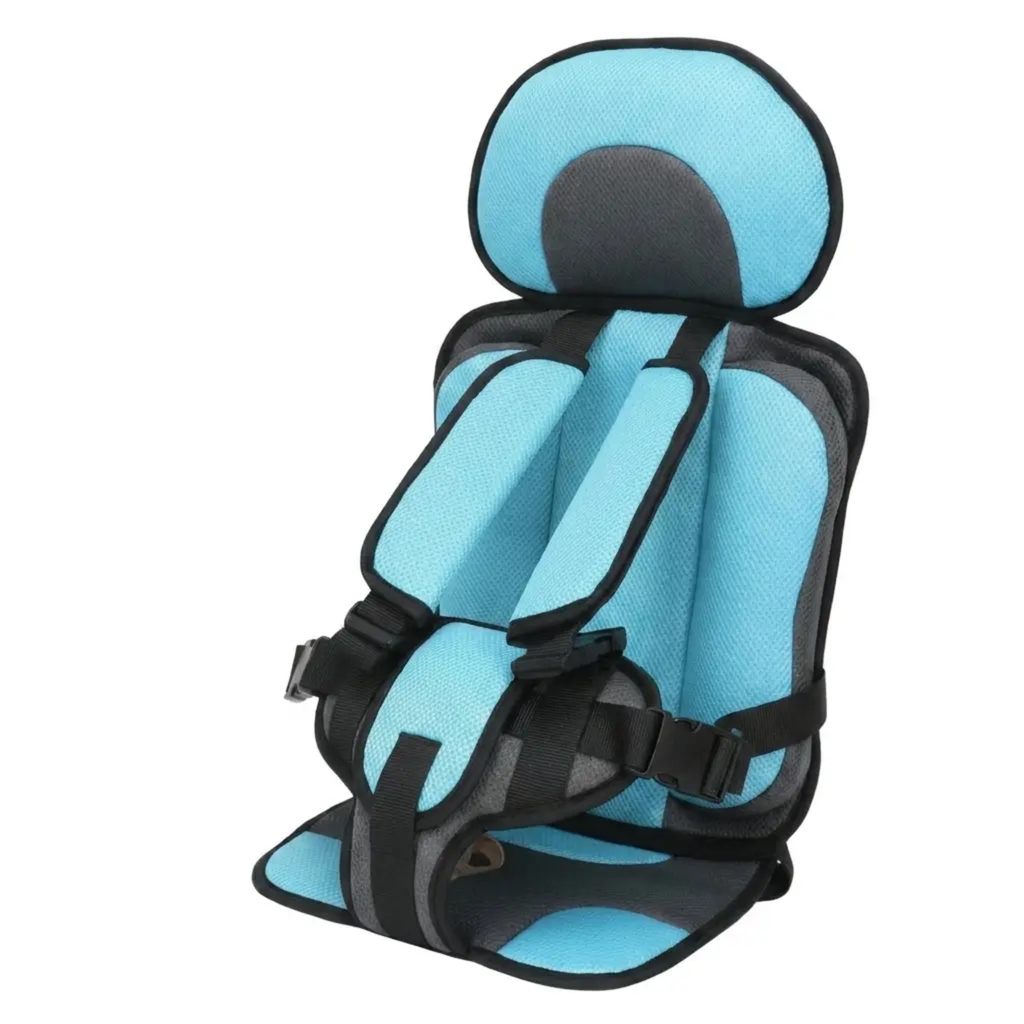 Portable Child Car Booster Seat, Foldable Lightweight Travel Booster for Toddlers-Ridorn