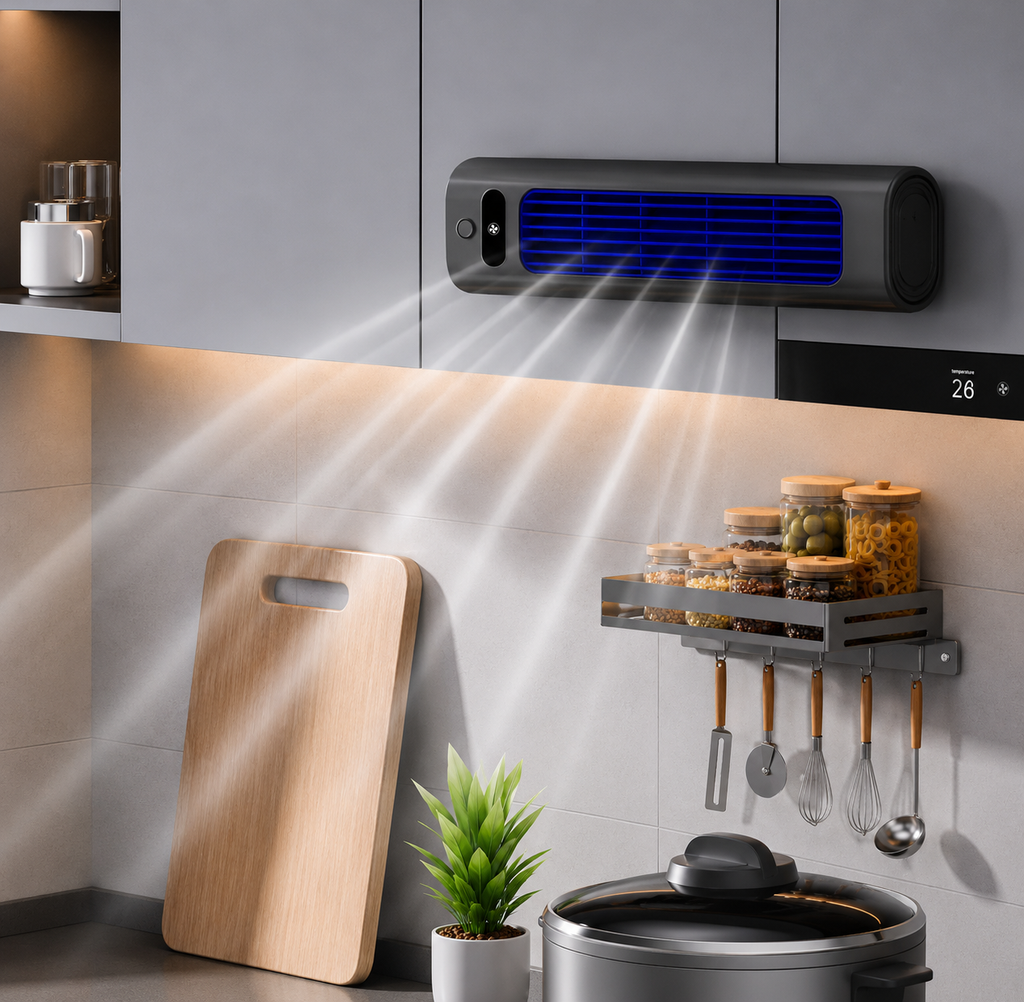 Portable Rechargeable Air Conditioner, Cordless Personal Cooling Fan for Home, Office & Travel-Ridorn