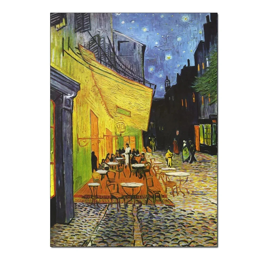 Porthaven Terrace at Night by Vincent van Gogh Elowenino Clarhaven-Wall Art-Ridorn