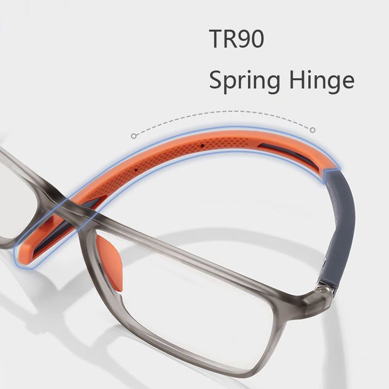 Progressive Reading Glasses, Ultra-Lightweight Anti-Blue-Light Lenses with Sport Frame-Ridorn