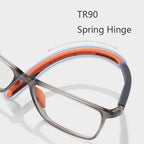 Progressive Reading Glasses, Ultra-Lightweight Anti-Blue-Light Lenses with Sport Frame-Ridorn
