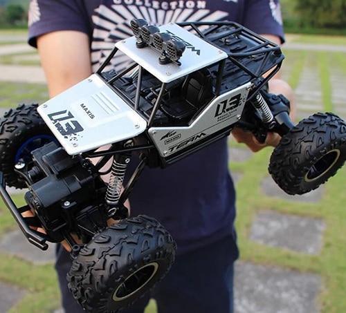 RC Rock Crawler 4x4, Off-Road Remote Control Truck with Dual Motors 4WD-Ridorn