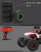 RC Rock Crawler 4x4, Off-Road Remote Control Truck with Dual Motors 4WD-Ridorn