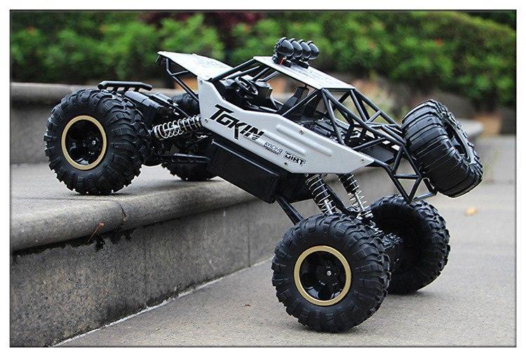 RC Rock Crawler 4x4, Off-Road Remote Control Truck with Dual Motors 4WD-Ridorn