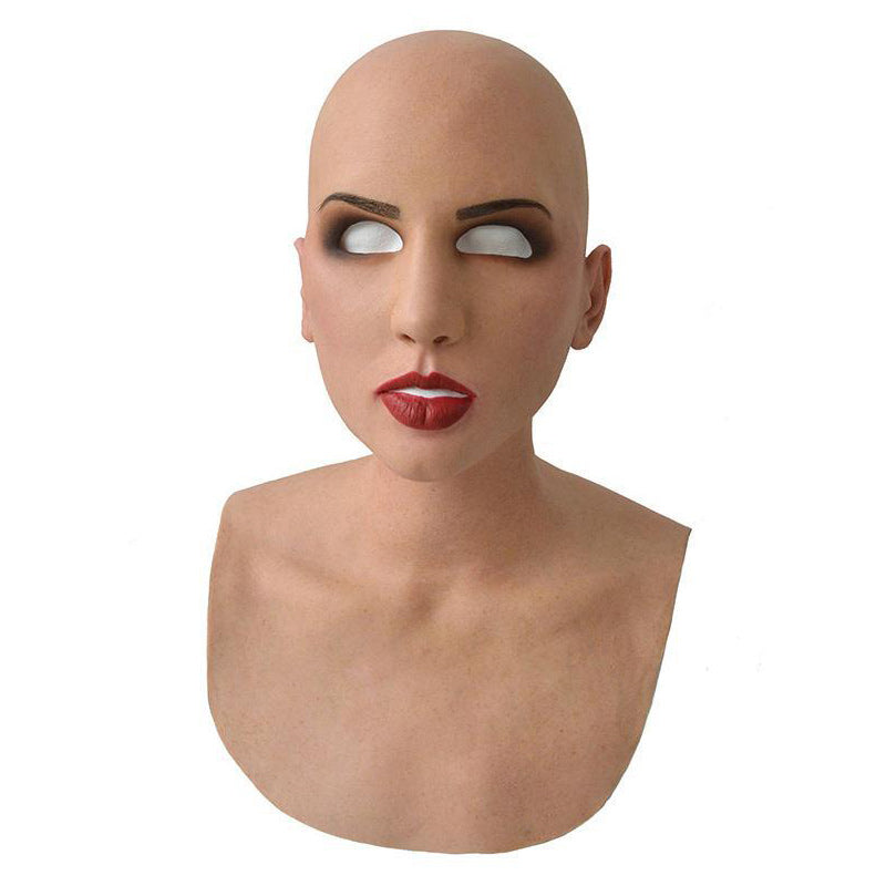 Realistic Latex Face Mask, Full-Head Costume Mask for Cosplay & Events-Ridorn